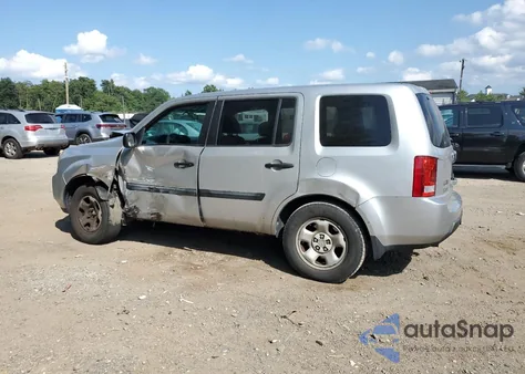 2011 Honda Pilot Lx from USA, damaged, VIN 5FNYF4H22BB081957